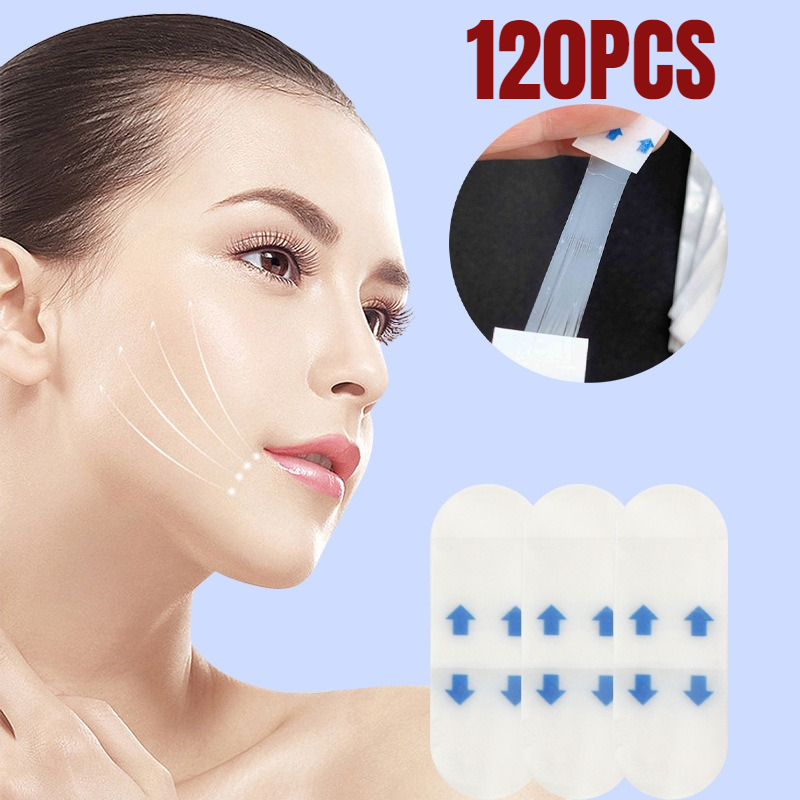 Beauty Queen Makeup - 120/80/40 Lenzuola V Lift Viso Adesivo