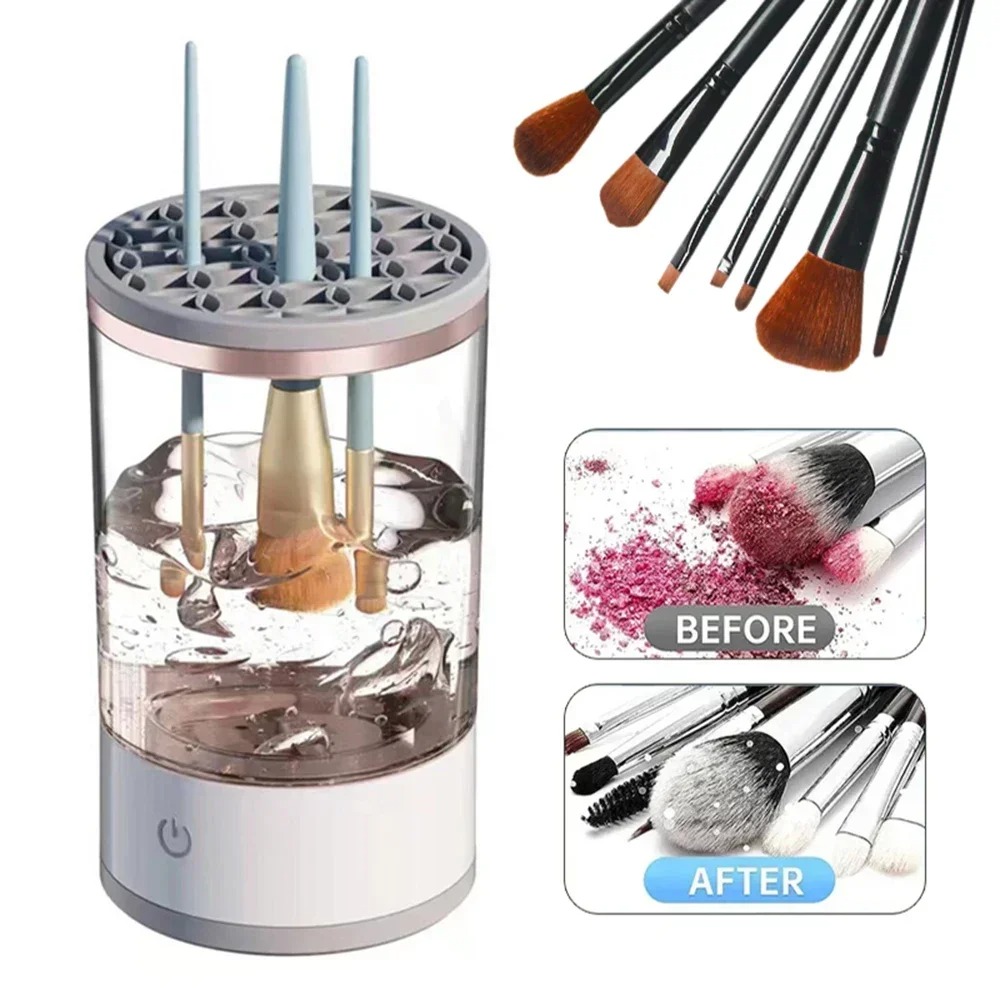 Beauty Makeup Fashion - Pulitore Automatico Elettrico per Pennelli da