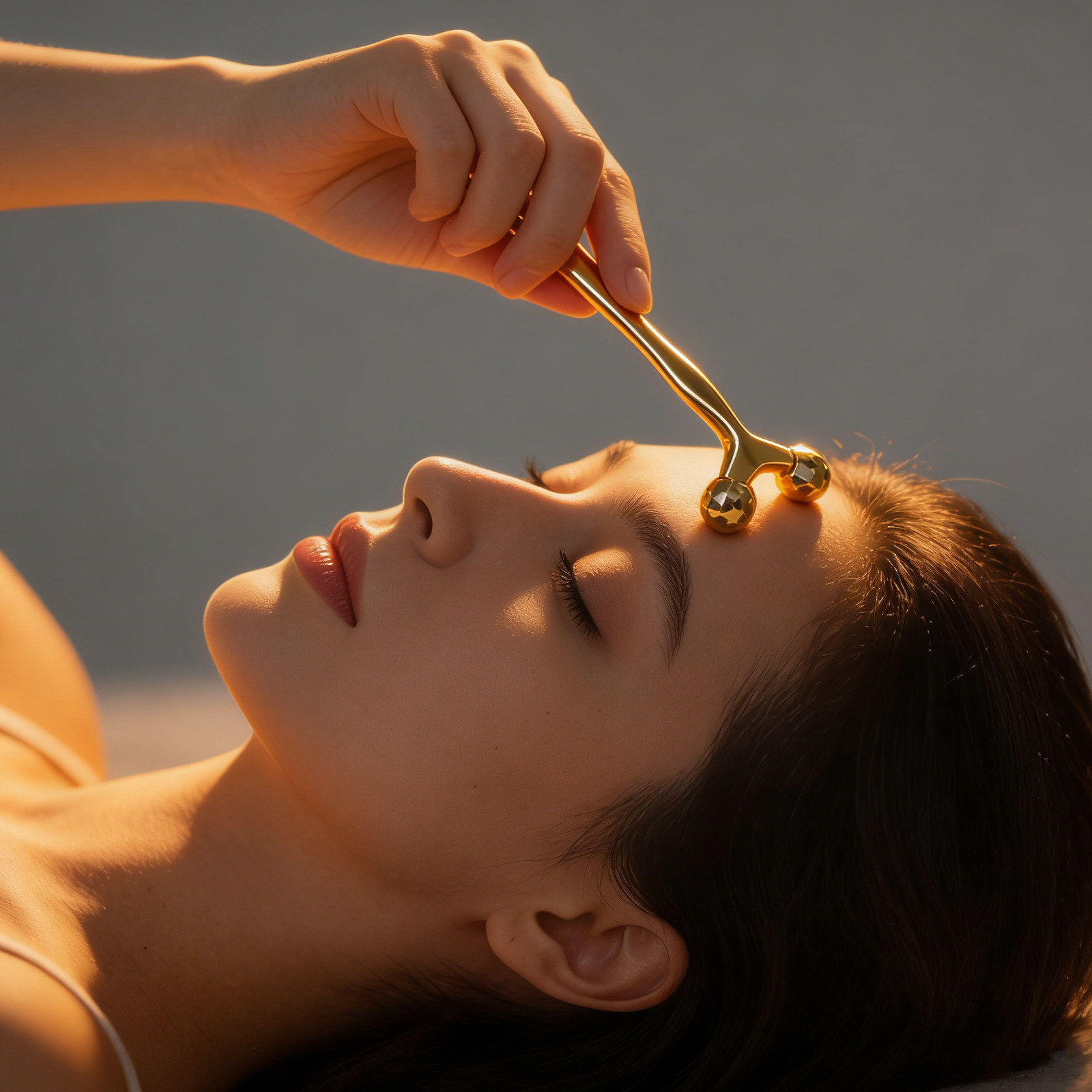 Face Massager - Rullo Facciale a Doppia Estremità in