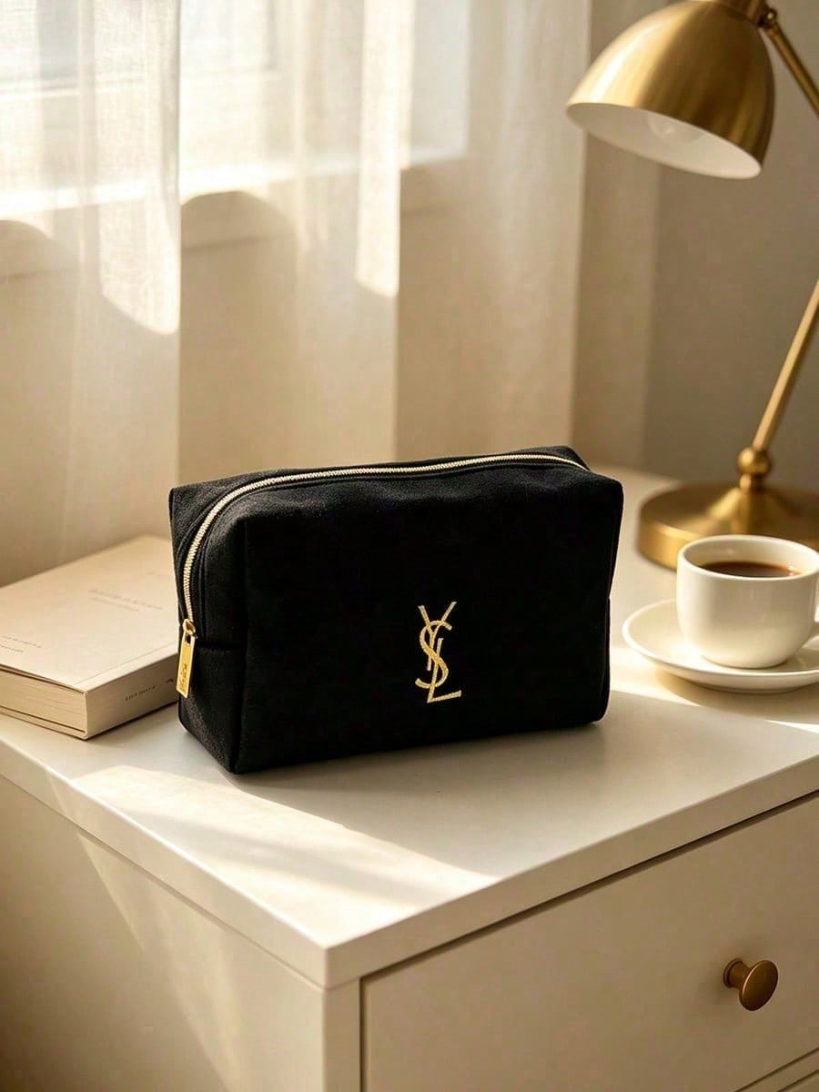 Borsa per il trucco YSL nera d - Ysl Beauty Makeup Bag recensione e prezzo