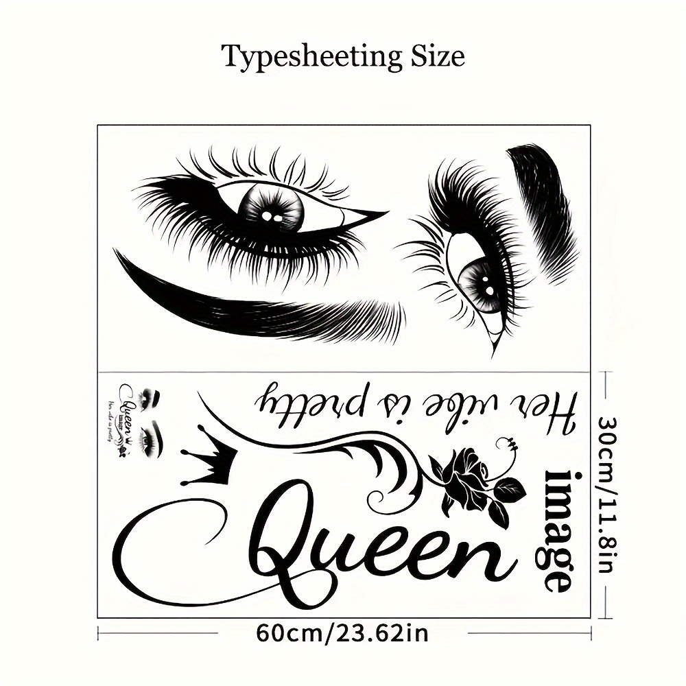 2 adesivi murali eleganti con  - Beauty Queen Makeup recensione e prezzo