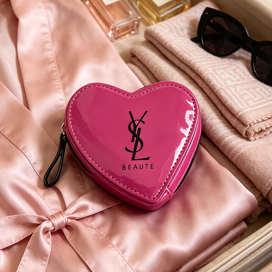 Borsa per il Trucco YSL Rosa C - Ysl Beauty Makeup Bag recensione e prezzo