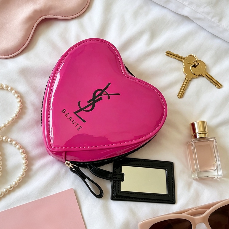 Borsa per il Trucco YSL Rosa C - Ysl Beauty Makeup Bag recensione e prezzo